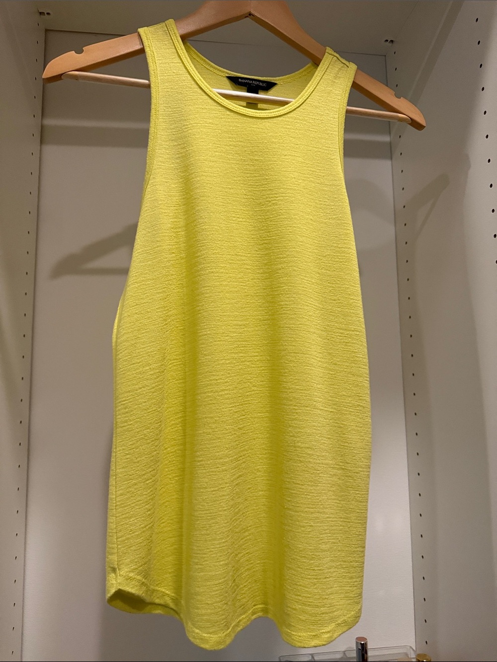 Banana Republic Bright Yellow Sleeveless Tank